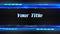 Blufftitler CM164 - Frame light blue Blufftitler 99999Store