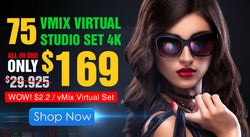 Bye..Bye... Black Friday vMix Virtual Studio Set 2020 - Super Sale