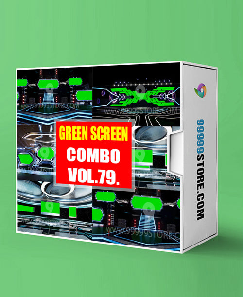 Virtual Set Green Screen 4K - COMBO VOL 79