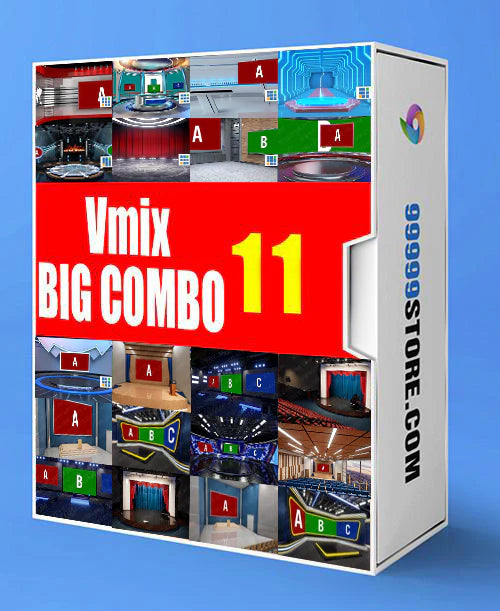 29 SUPER COMBO VMIX VIRTUAL STUDIO ( +429 VMIX VIRTUAL STUDIO SET )