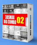Virtual Studio Sets 3DSMAX - SUPER COMBO 4K - VOL.02 3DS MAX 99999Store