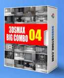 Virtual Studio Sets 3DSMAX - SUPER COMBO 4K - VOL.04 3DS MAX 99999Store