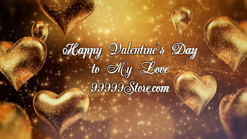 Blufftitler Blufftitler Golden Hearts Valentines Greeting Blufftitler 99999Store
