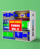 Virtual Studio Sets Virtual Set Green Screen 4K - COMBO VOL 11 GREEN SCREEN 99999Store