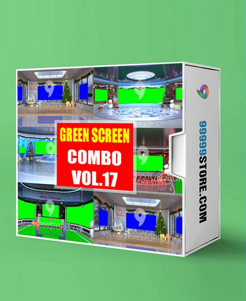 Virtual Studio Sets Virtual Set Green Screen 4K - COMBO VOL 17 GREEN SCREEN 99999Store