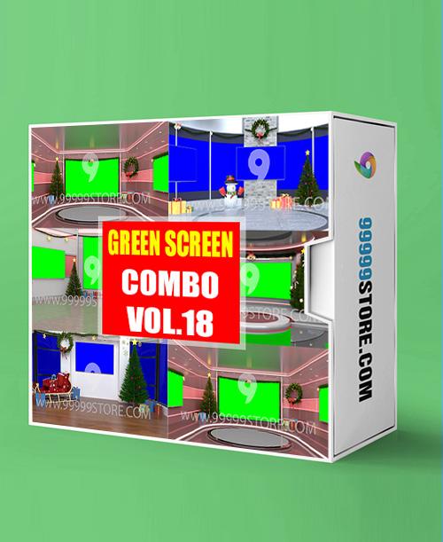 Virtual Studio Sets Virtual Set Green Screen 4K - COMBO VOL 18 GREEN SCREEN 99999Store