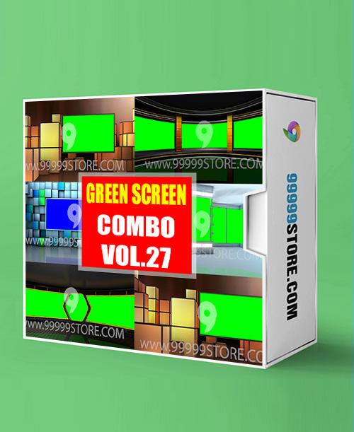 Virtual Studio Sets Virtual Set Green Screen 4K - COMBO VOL 27 GREEN SCREEN 99999Store