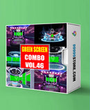 Virtual Set Green Screen 4K - COMBO VOL 46