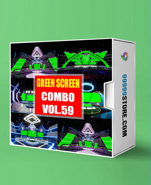 Virtual Set Green Screen 4K - COMBO VOL 59