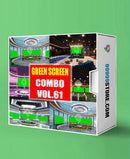 Virtual Set Green Screen 4K - COMBO VOL 61