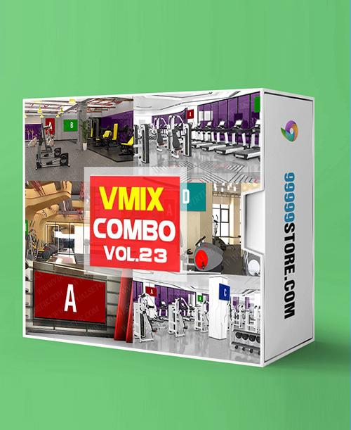 Virtual Studio Sets VMIX - COMBO MIX 4K - VOL 23 vMix-Fox 99999Store
