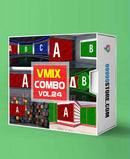 Virtual Studio Sets VMIX - COMBO MIX - VOL 24 vmix-partner 99999Store