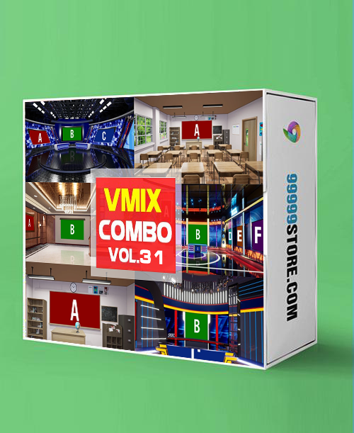 Virtual Studio Sets VMIX - COMBO MIX - VOL 31 vmix-partner 99999Store