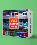 Virtual Studio Sets VMIX - COMBO MIX - VOL 35 vmix-partner 99999Store