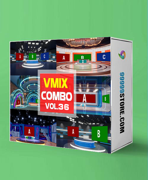 Virtual Studio Sets VMIX - COMBO MIX - VOL 36 vmix-partner 99999Store