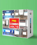 Virtual Studio Sets PNG - COMBO TALK 4K - VOL.15 PNG-Fox 99999Store