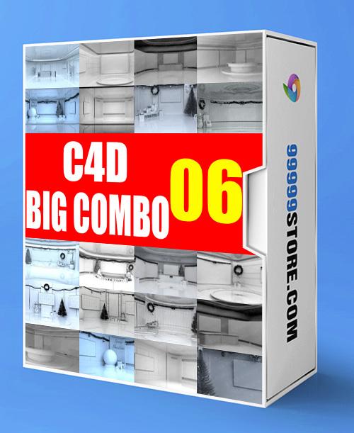 Virtual Studio Sets C4D - SUPER COMBO 4K - VOL.06 C4D-Fox 99999Store