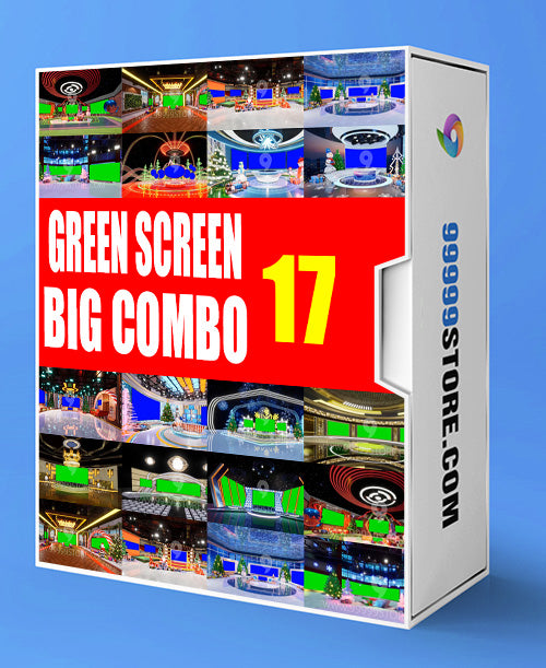 Virtual Set Green Screen 4K - SUPER COMBO 4K - VOL 17