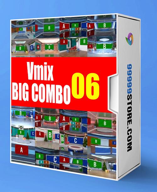 Virtual Studio Sets VMIX - SUPER COMBO 4K - VOL.06 vMix-Fox 99999Store