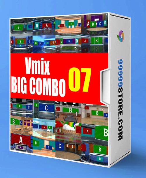 Virtual Studio Sets VMIX - SUPER COMBO 4K - VOL.07 vMix-Fox 99999Store