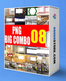 Virtual Studio Sets PNG - SUPER COMBO 4K - VOL.08 PNG-Fox 99999Store