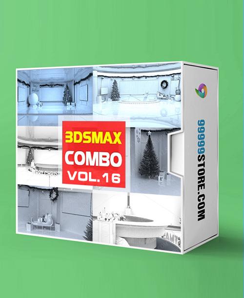 Virtual Studio Sets C4D - COMBO CHRISTMAS - VOL.16 C4D-Fox 99999Store