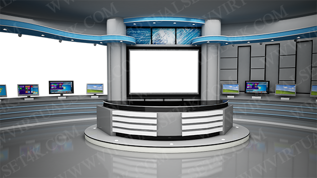 Virtual Studio Sets PNG - 4K NEWS 22 PNG 99999Store