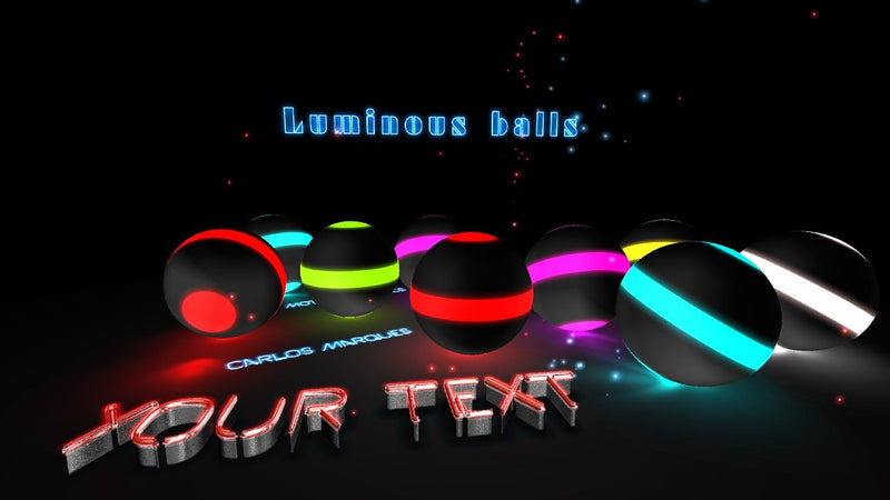 Blufftitler CM391 - Luminous balls Blufftitler 99999Store