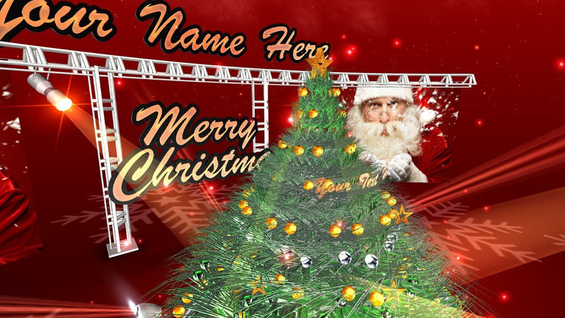 Blufftitler CM530 - Merry Christmas -Tree Party Blufftitler 99999Store