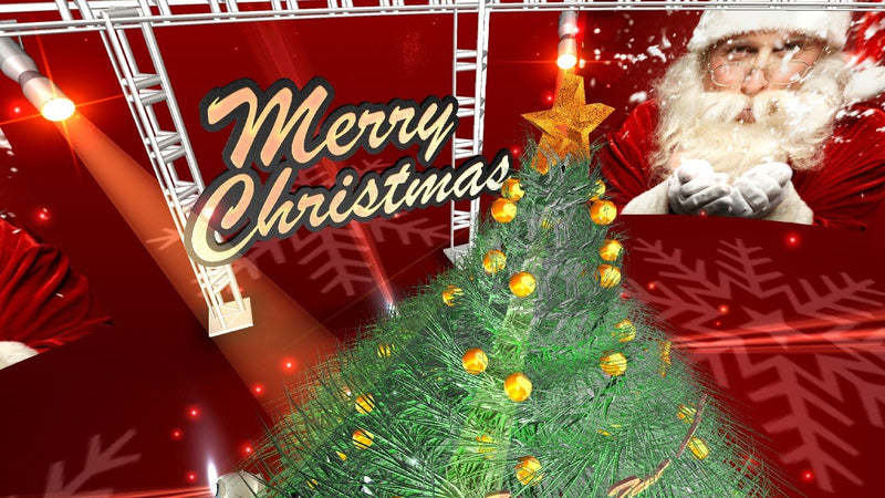 Blufftitler CM530 - Merry Christmas -Tree Party Blufftitler 99999Store