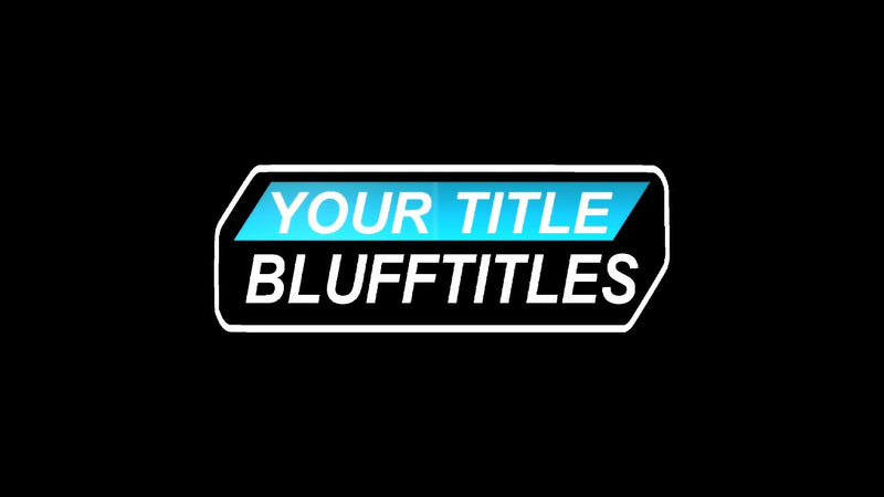 Blufftitler CM92 - Show Title Blufftitler 99999Store