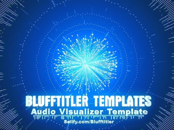 Blufftitler Audio Visualizer - Blufftitler Templates 8K Blufftitler 99999Store