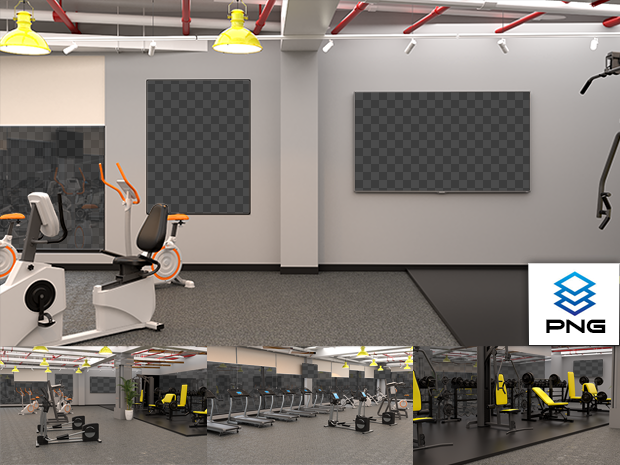 Virtual Studio Sets PNG - 4K Gym 01 PNG-Fox 99999Store