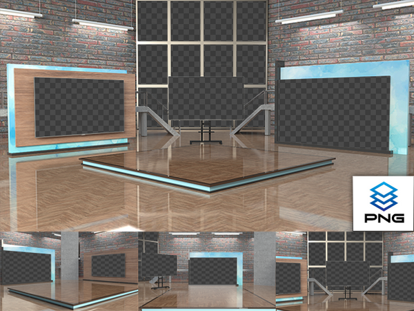 Virtual Studio Sets PNG - 4K Talk 21 PNG-Fox 99999Store