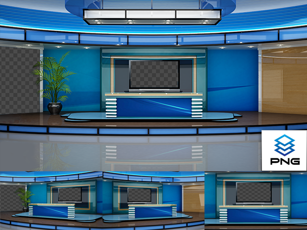 Virtual Studio Sets PNG - 4K NEWS 30 PNG 99999Store