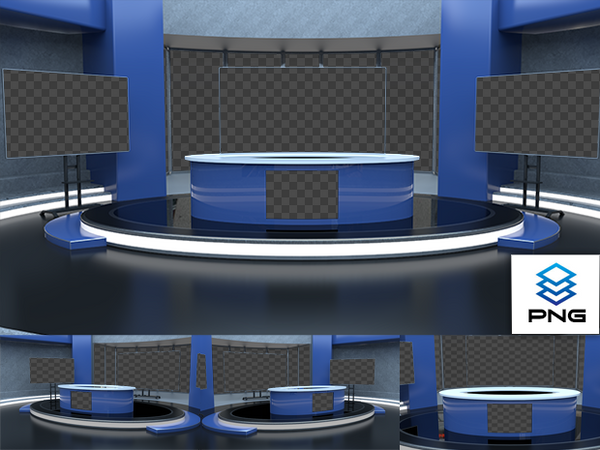 Virtual Studio Sets PNG - 4K NEWS 47 PNG-Fox 99999Store