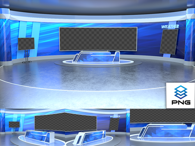 Virtual Studio Sets PNG - 4K Weather 02 PNG-Fox 99999Store