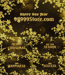 Blufftitler Blufftitler Golden Christmas Wishes Blufftitler 99999Store