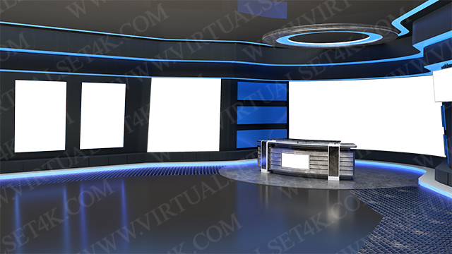 Virtual Studio Sets PNG - 4K News 46 PNG-Fox 99999Store