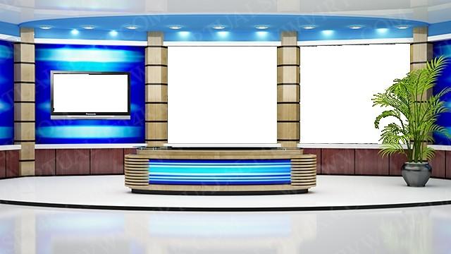 Virtual Studio Sets PNG - 4K NEWS 04 PNG 99999Store