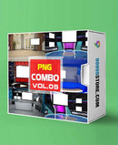 Virtual Studio Sets PNG - COMBO TALK 4K - VOL.05 PNG 99999Store