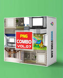 Virtual Studio Sets PNG - COMBO MIX 4K - VOL.07 PNG 99999Store