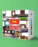 Virtual Studio Sets PNG - COMBO MIX 4K - VOL.10 PNG 99999Store
