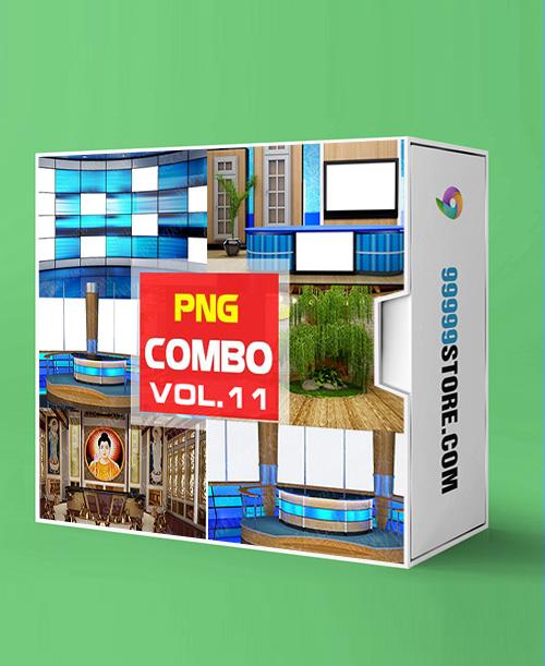 Virtual Studio Sets PNG - COMBO MIX 4K - VOL.11 PNG 99999Store