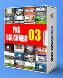 Virtual Studio Sets PNG - SUPER COMBO 4K - VOL.03 PNG 99999Store