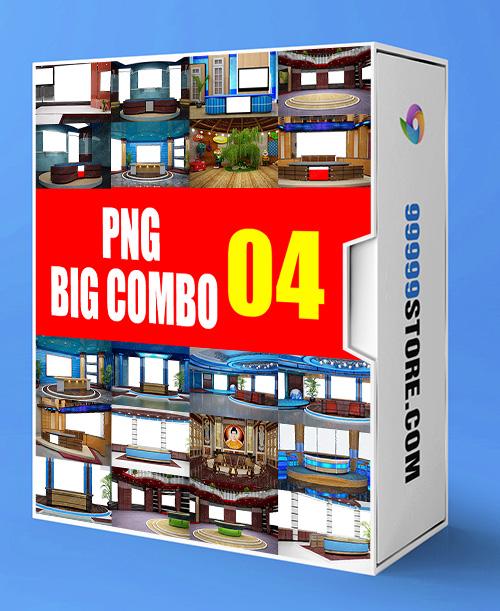 Virtual Studio Sets PNG - SUPER COMBO 4K - VOL.04 PNG 99999Store