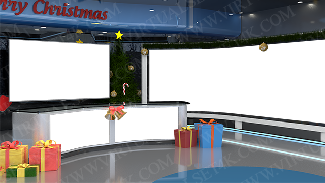 Virtual Studio Sets PNG - 4K Christmas 05 PNG-Fox 99999Store