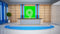 Virtual Studio Sets Virtual Set Green Screen 4K - News 08 GREEN SCREEN 99999Store