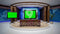 Virtual Studio Sets Virtual Set Green Screen 4K - News 17 GREEN SCREEN 99999Store