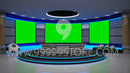 Virtual Studio Sets Virtual Set Green Screen 4K - Sport 01 GREEN SCREEN 99999Store